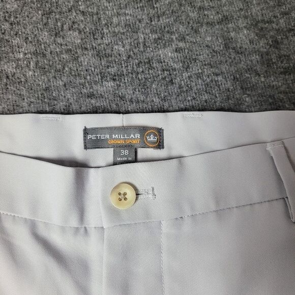 Peter Millar Crown Sport Golf Short Men's Size 38 Performance Ivory Beige - Picture 3 of 9